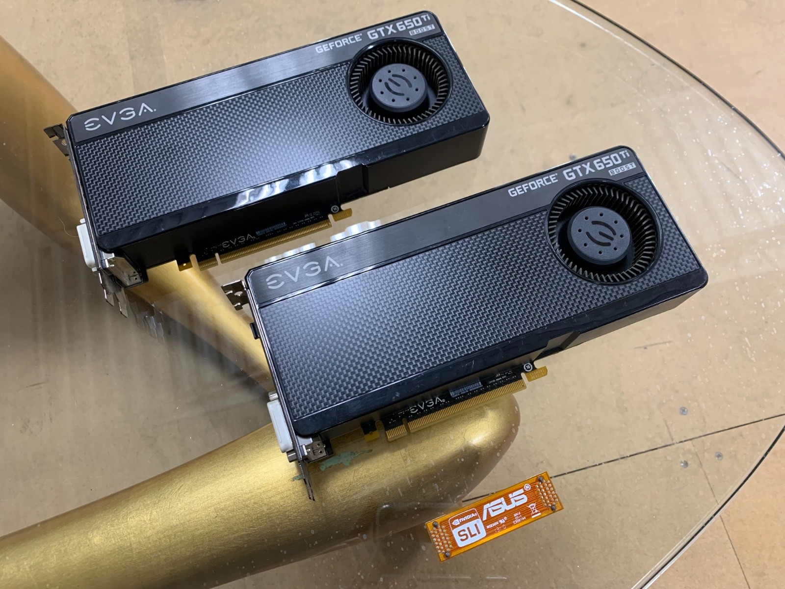 Pair of EVGA GTX 650 TI Boost w/ SLI Bridge