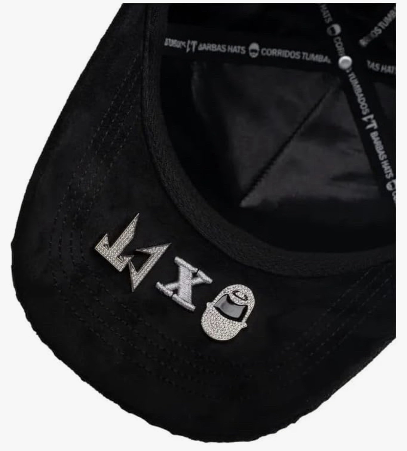 EL BARBAS HATS X CT "ROCKSTAR" BLACK SNAPBACK HAT - NO BOX