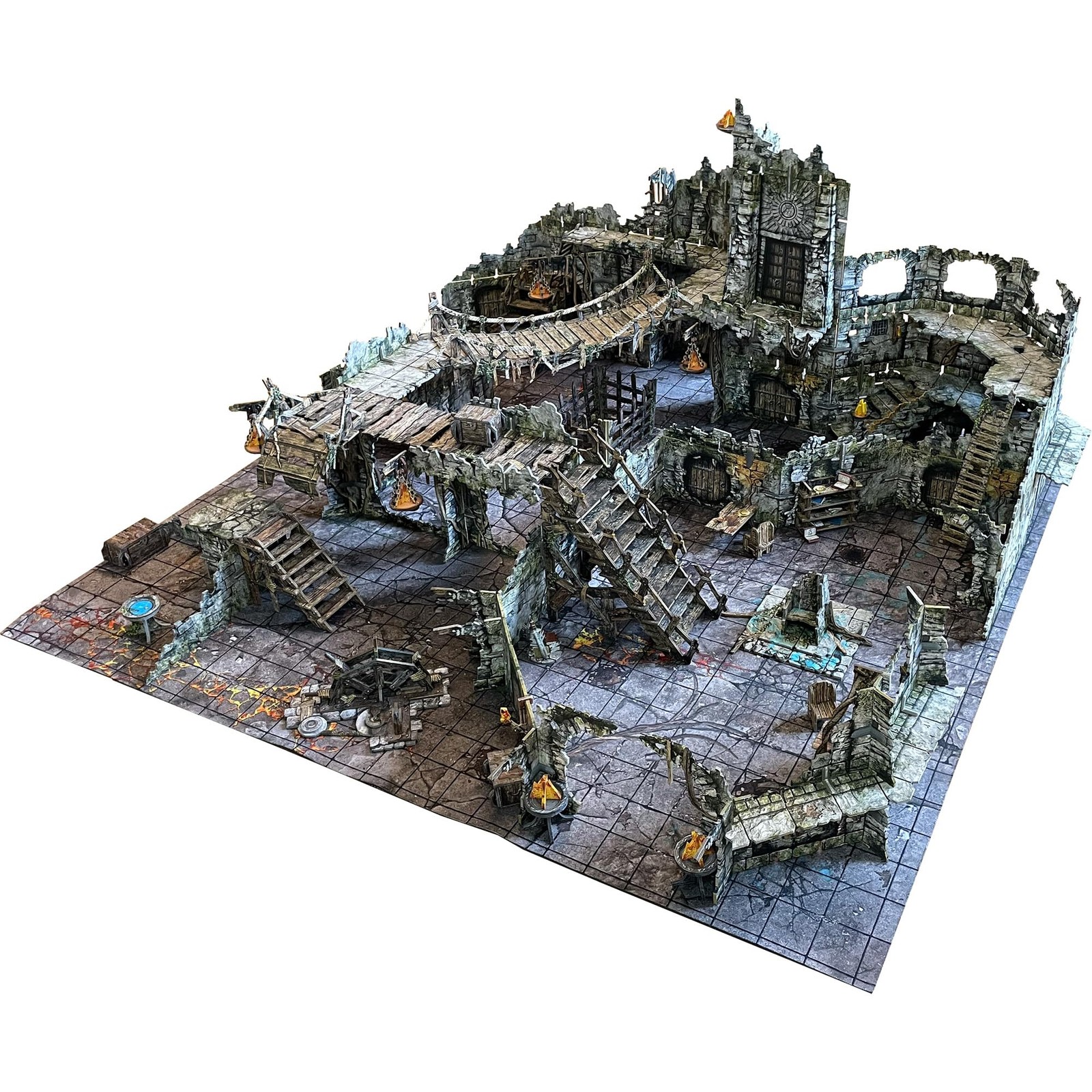 Fantasy Dungeon Terrain Core Set - Terrain Immersive Scenery for D&D DND Mala...
