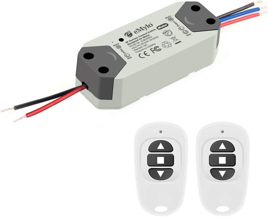Emylo Smart RF Motor Controller Switch Relay Wireless Remote Switch 12V