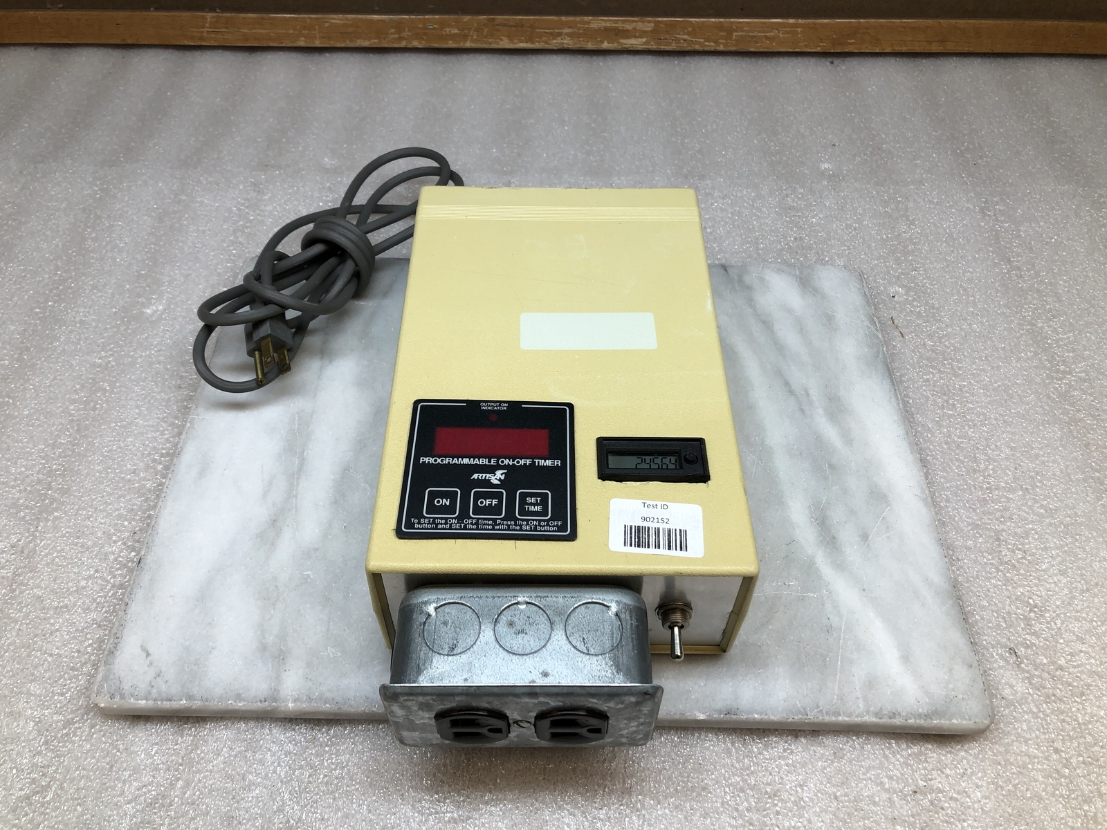 Artisan Controls Programmable On-Off Timer Dual US Plug Power Module