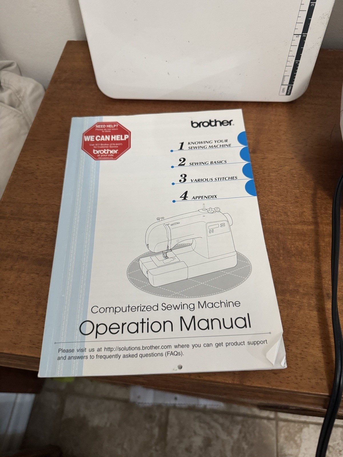 Brother BX2925PRW Project Runway Computerized Sewing Machine Pedal Table Manuals