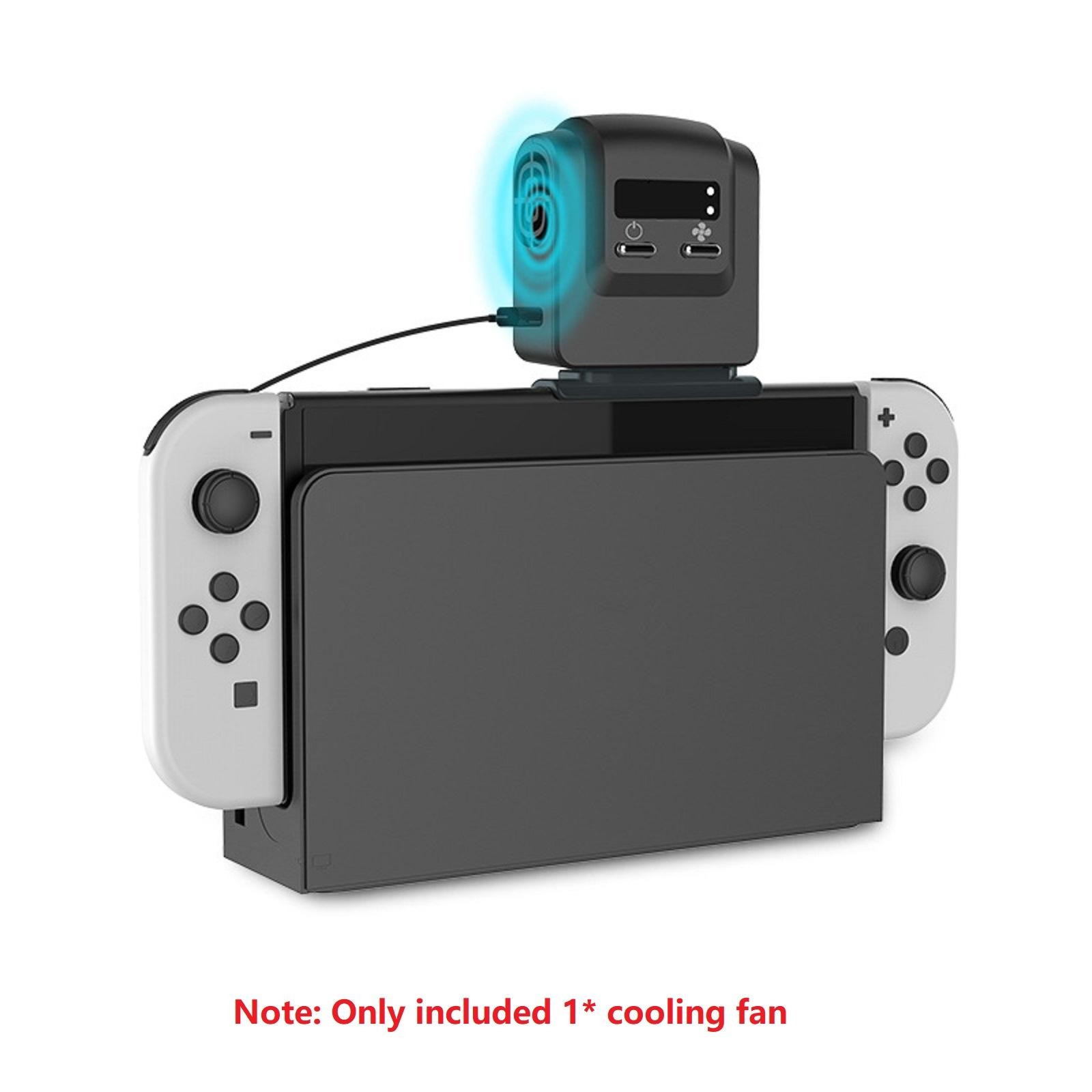 New Type-C Fast Cooling Host Cooling Fan Base Heat Sink For Switch Oled Console