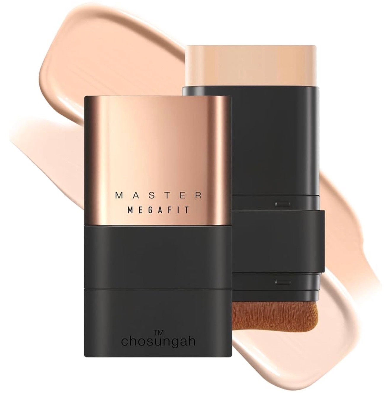 chosungah MASTER MEGA FIT foundation stick with brush 001 Long lasting K-beauty