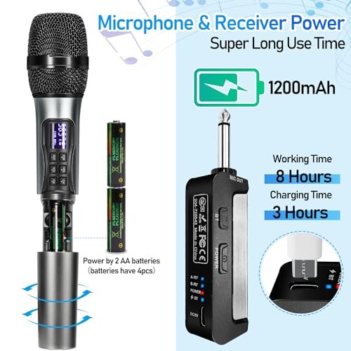 Bluetooth Rechargeable Microphone Karaoke System with Rechargeable Microphone