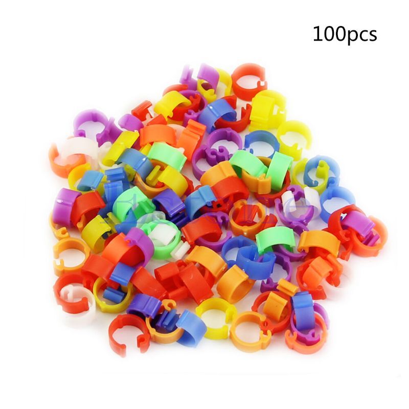 for Pigeon Leg Rings 100Pcs Quail Chicken Goose Turkey Running Fly Foot