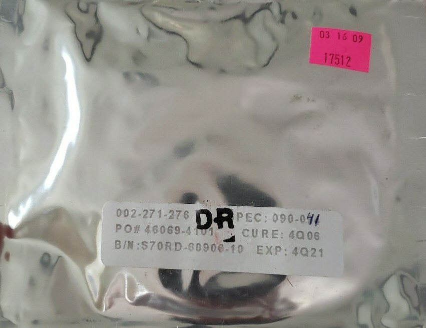 INTERNATIONAL 002-271-276 S-70 MIL-B-117-F NEW! O-RINGS SEAL