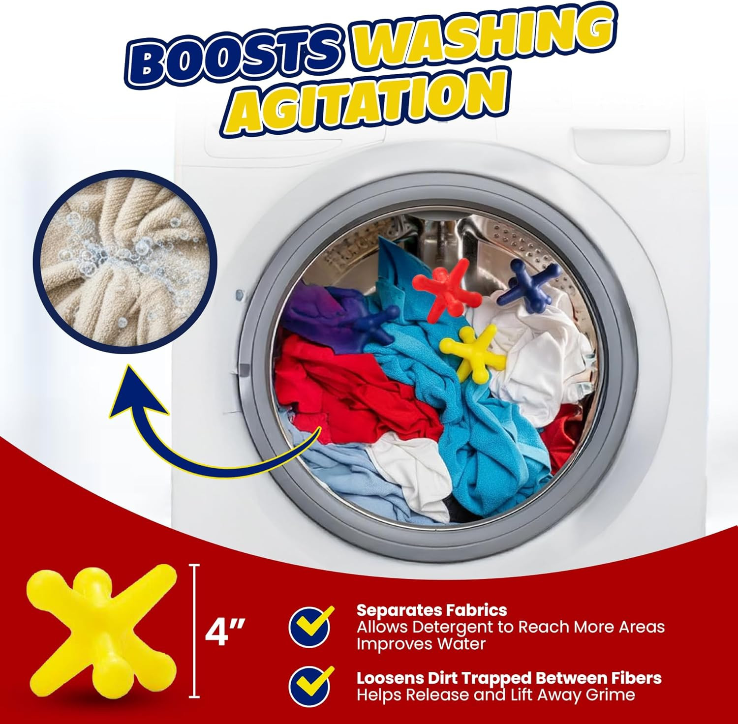 Laundry Agitation System Ball | Boost Unlimited Washes