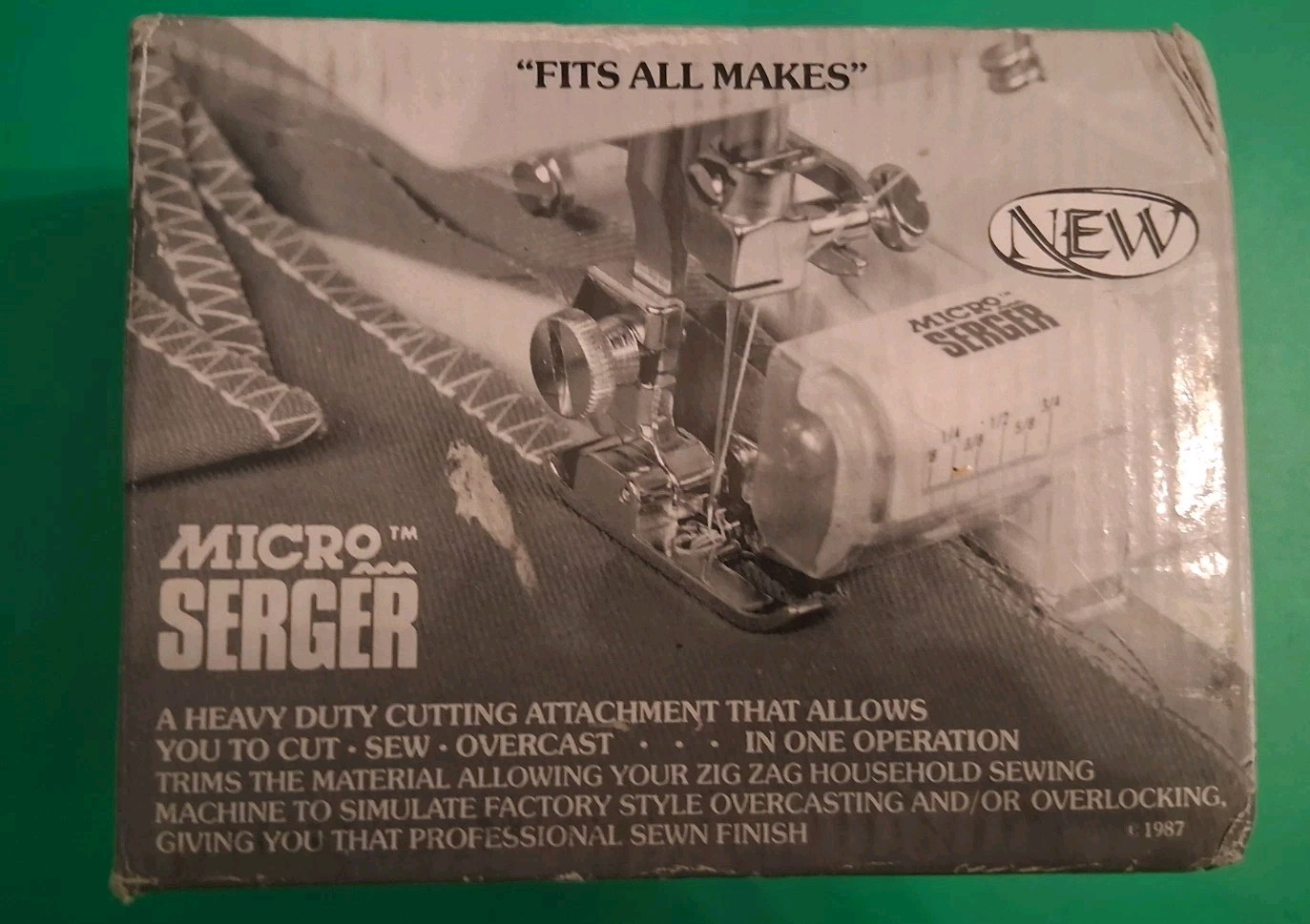 Micro Serger For Sewing Machines, Cutting Attachment + Sew + Overcast