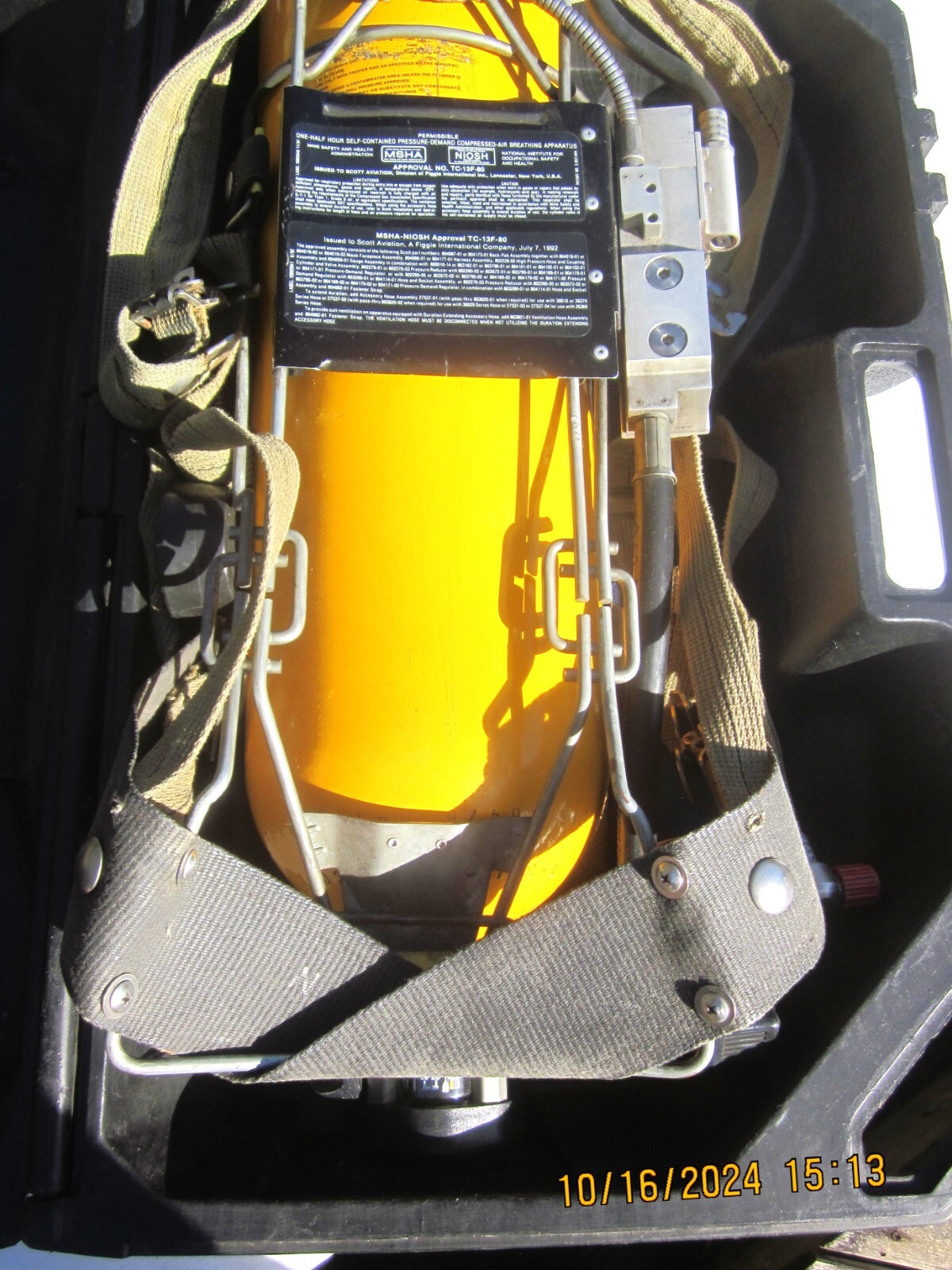 Scott AIR-PAK, air cylinder, harness and case