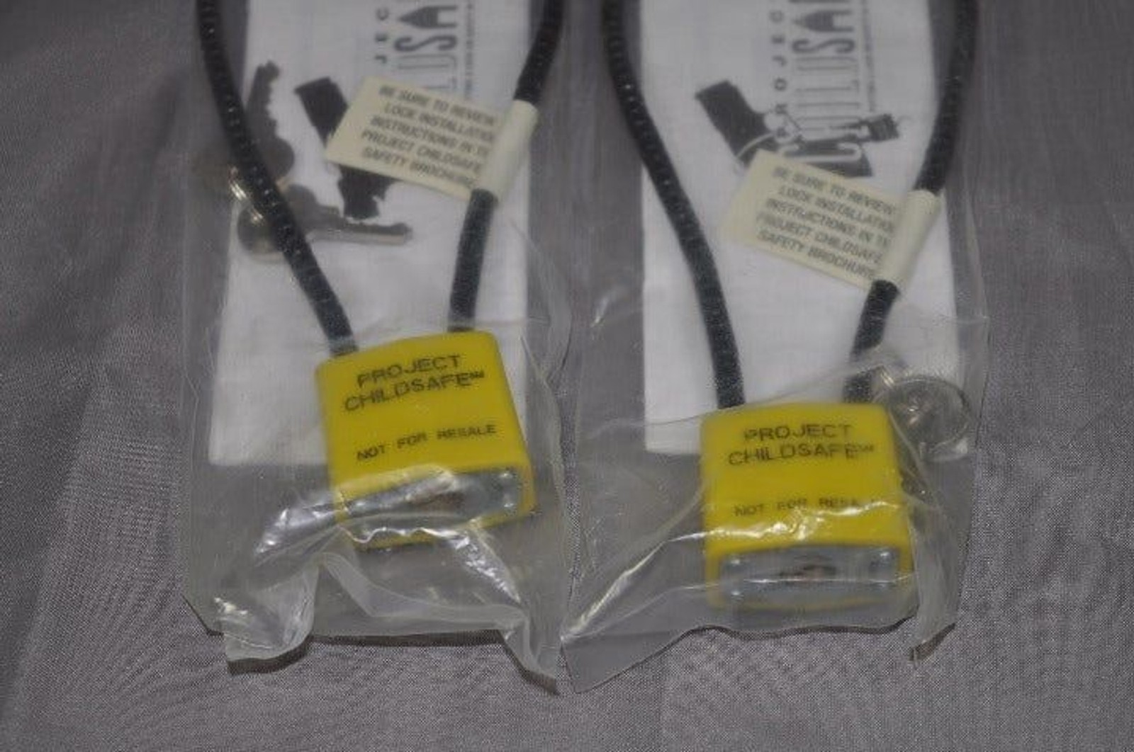 2 Rifle Safety Gun Locks With Keys