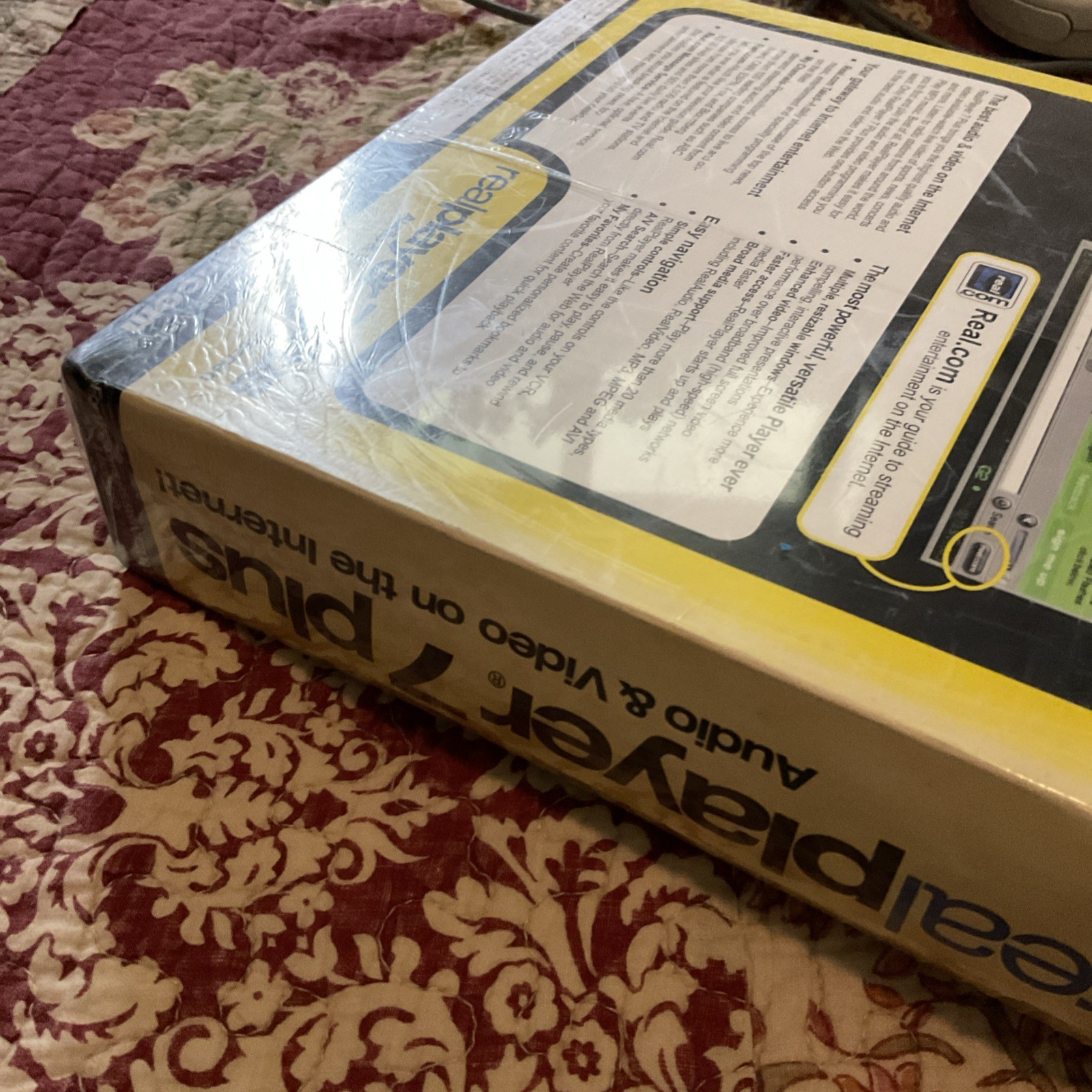 NEW SEALED RealPlayer 7 Plus Sealed 2000 PC WINDOWS 95 98 NT MAC REAL NOS