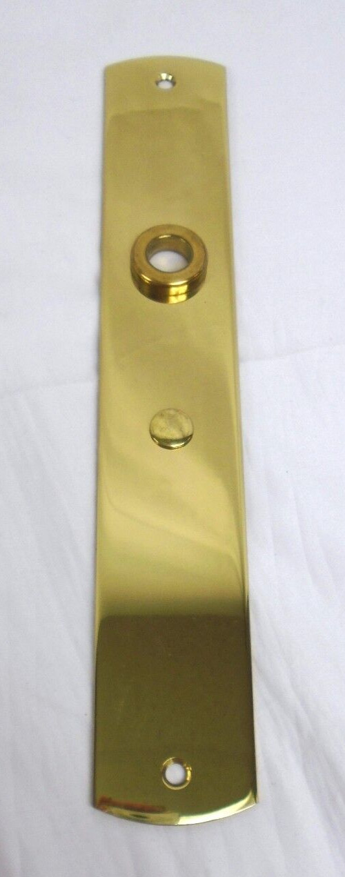 Baldwin Half Dallas Escutcheon Door Trim Polished Brass 6988-030-KE 735HW