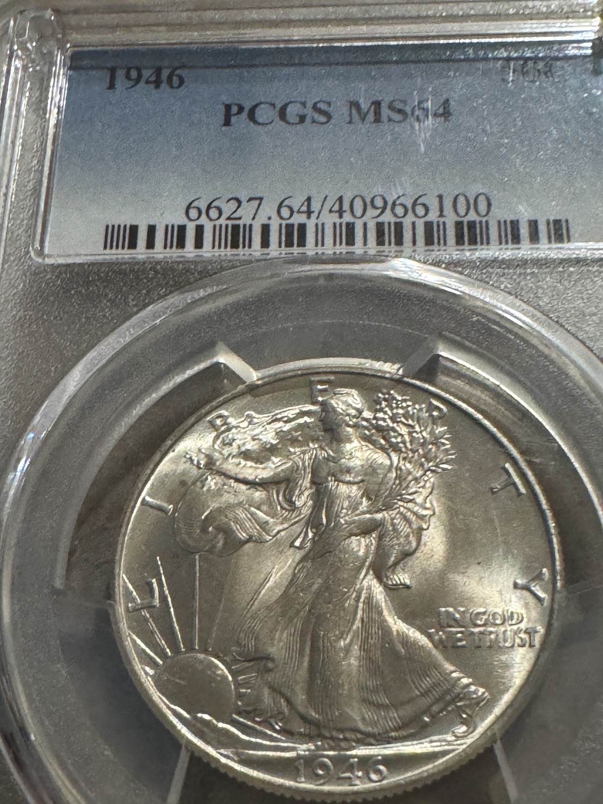 1946 Walking Liberty Silver Half Dollar PCGS MS64