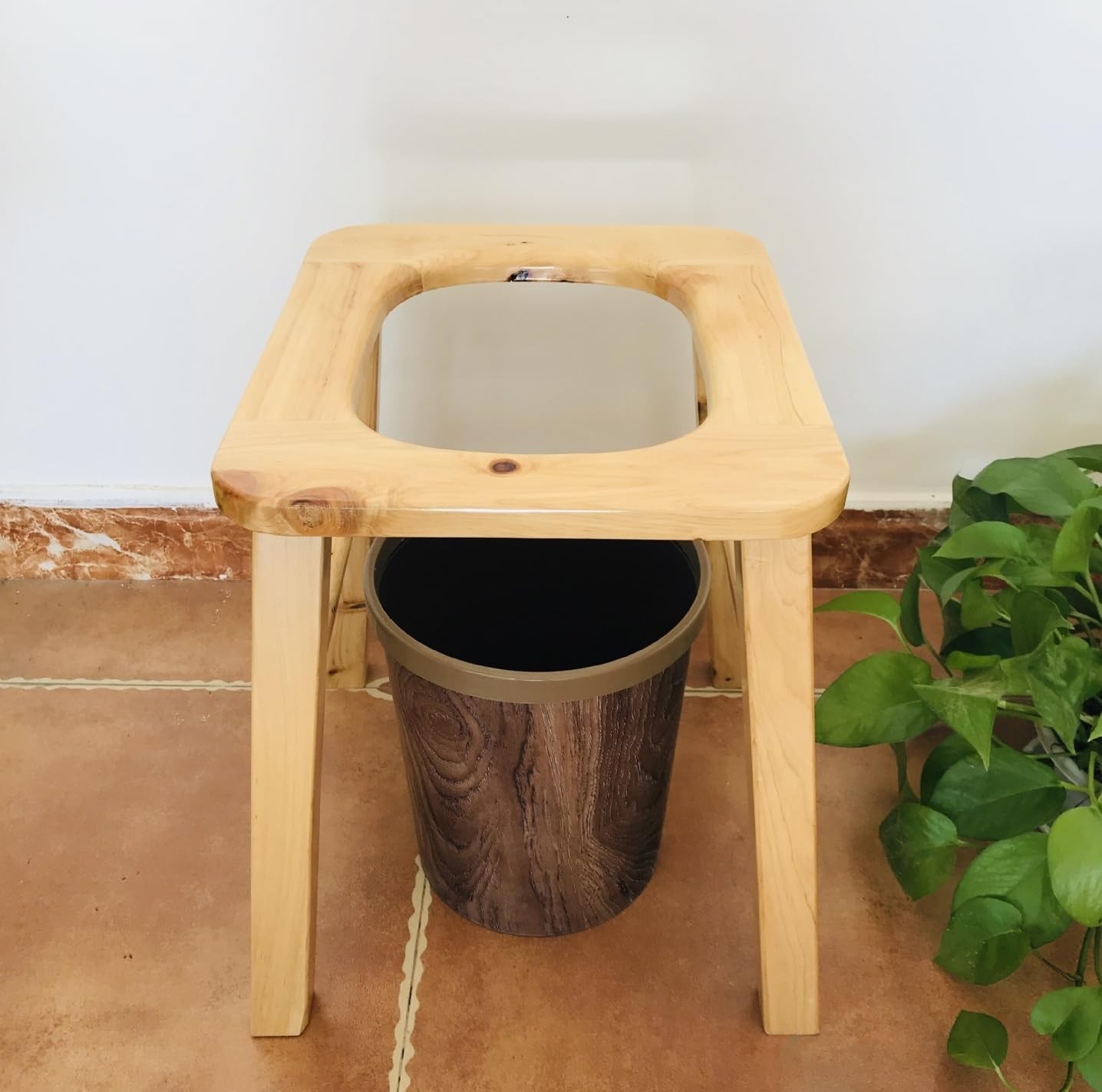 Wood Yoni Steaming Seat,Throne for V Steaming,V Steam Seat,with Four Legs Ste...