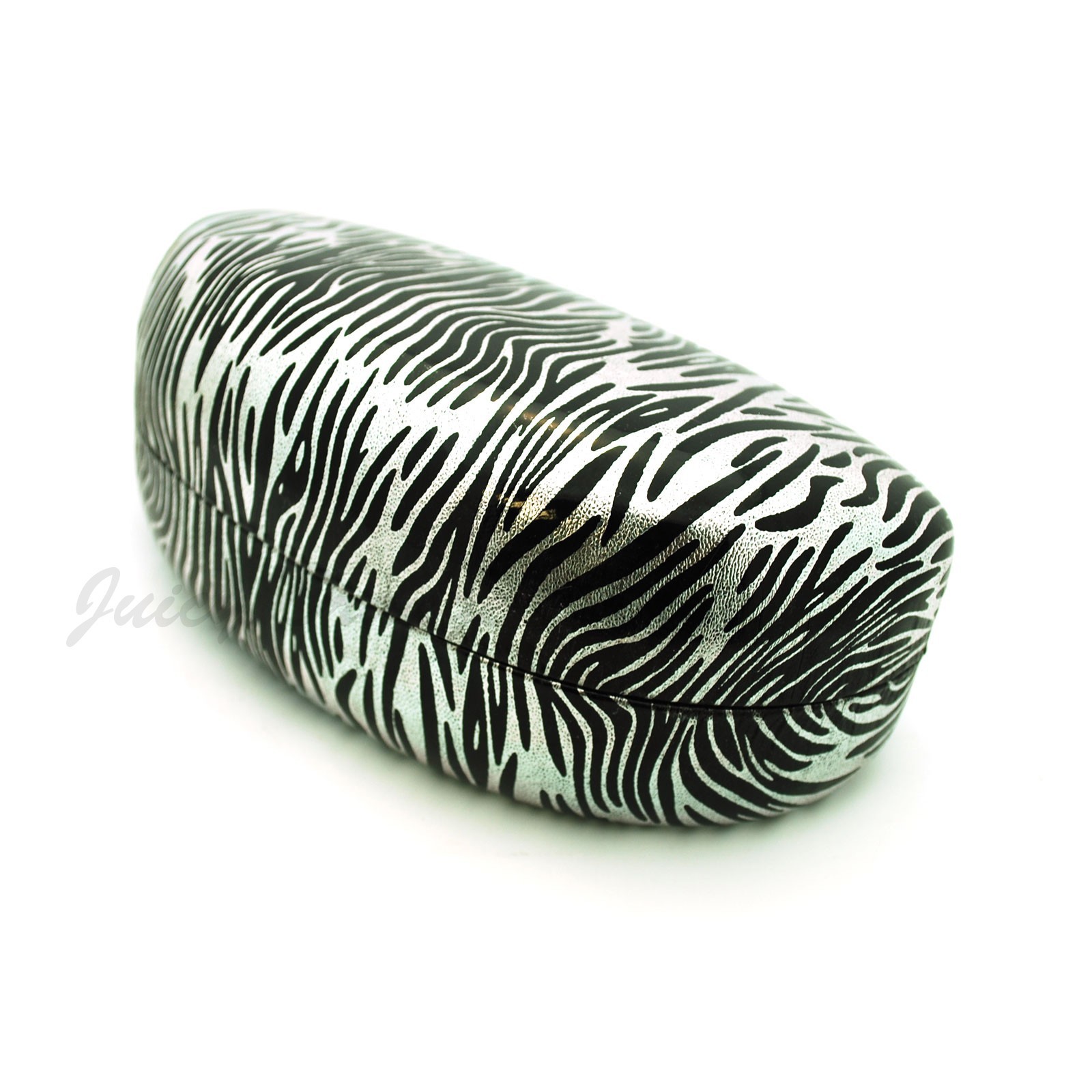 Clam Shell Hardcase for Sunglasses Glasses Shiny Zebra Print