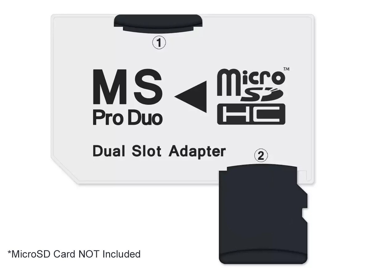 NEON MicroSD to Memory Stick PRO Duo Dual slot adapter NEODUO2xAD