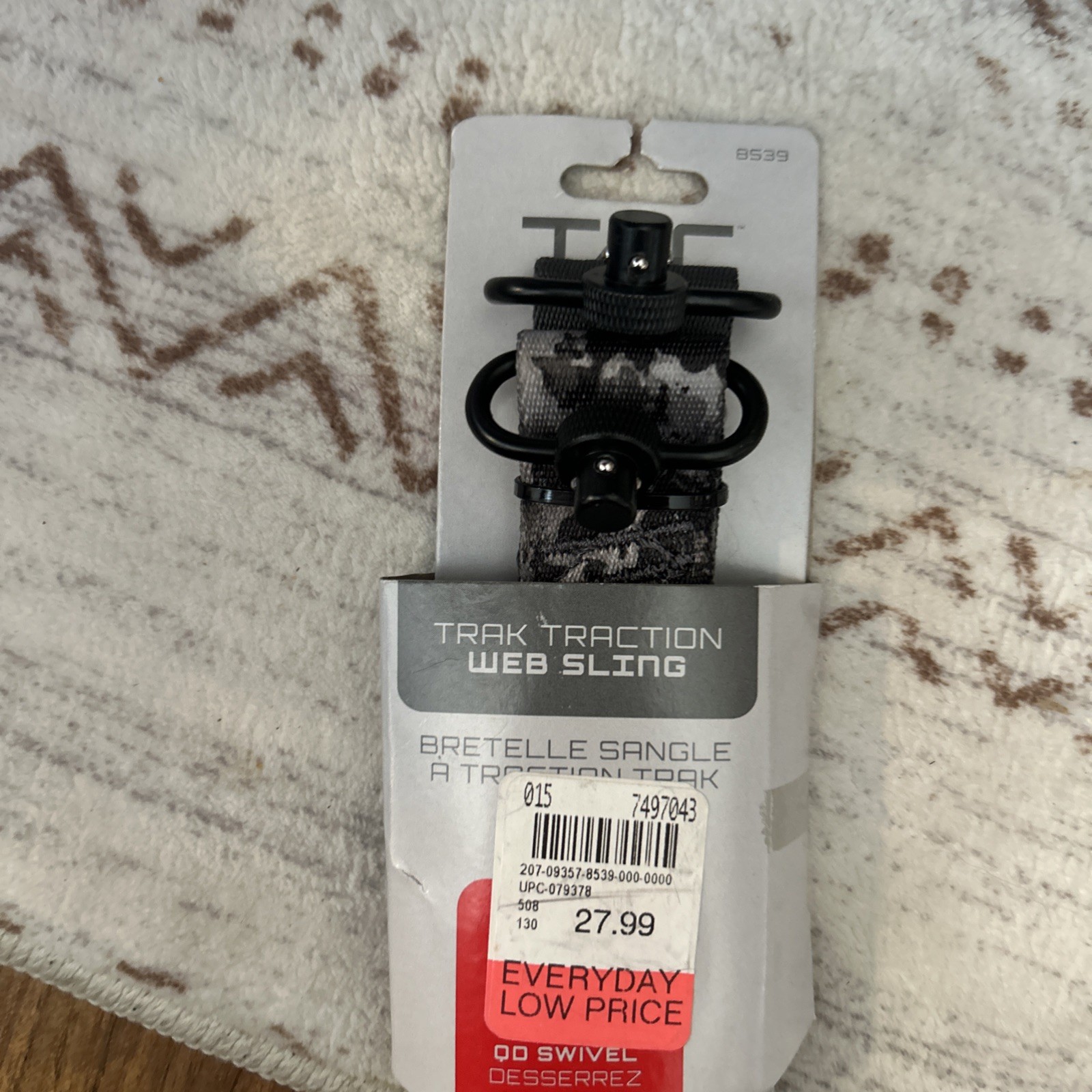 Allen 8539 Trak Sling Gray Adjustable Rifle
