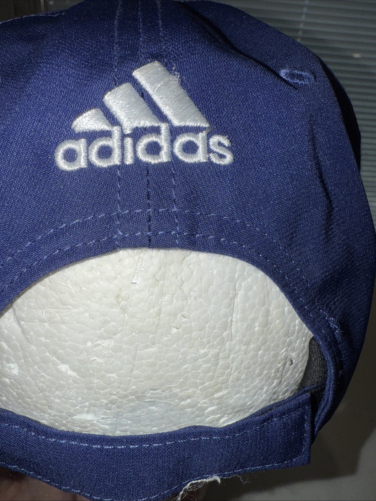 Adidas Golf Tee Logo Flex Band Hat Cap Hook Loop Polyester