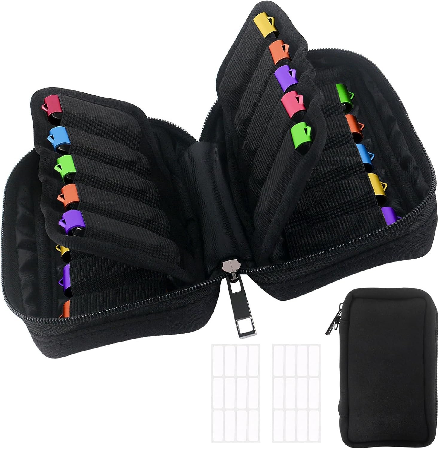 Flash Drive Case 20 Slots Thumb Drive USB Storage Case, Portable Electronic Acce