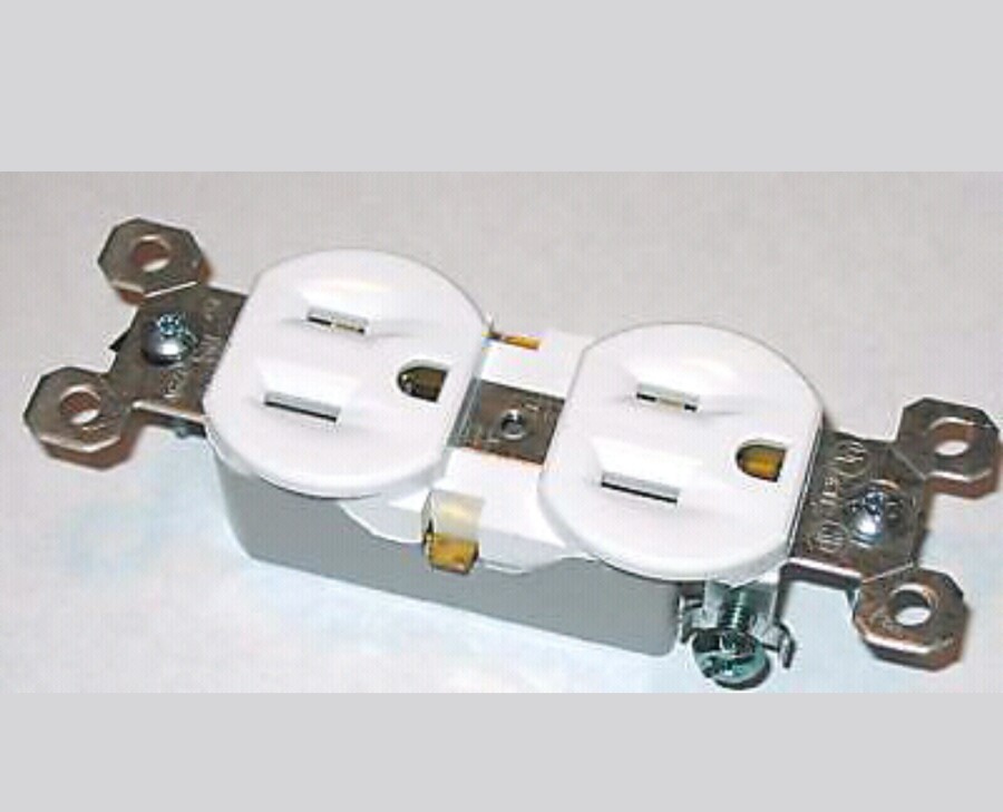 QTY-20 880-W P&S TRADEMASTER DUPLEX RECEPTACLE 15A 125V GRND 20 pcs
