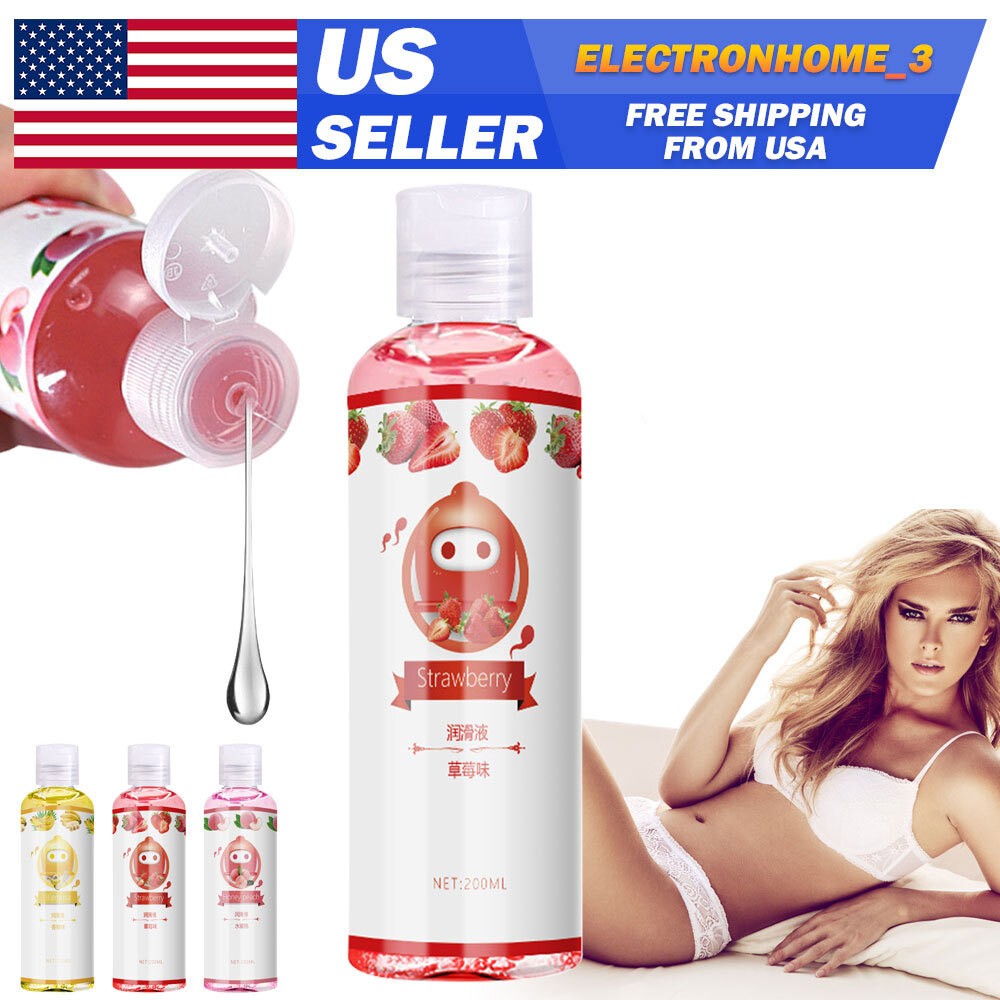 7oz Edible Fruit Flavor Adult Lubricant Gel Sex Lube Sexual Mild Massage Oil 1pc