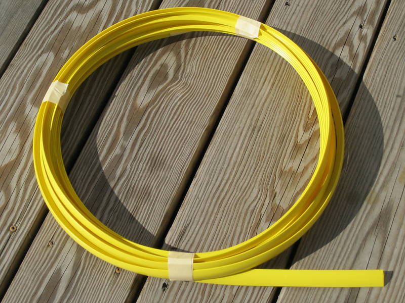 20 FT T MOLDING YELLOW 3/4" BRAND NEW MEGATOUCH MERIT
