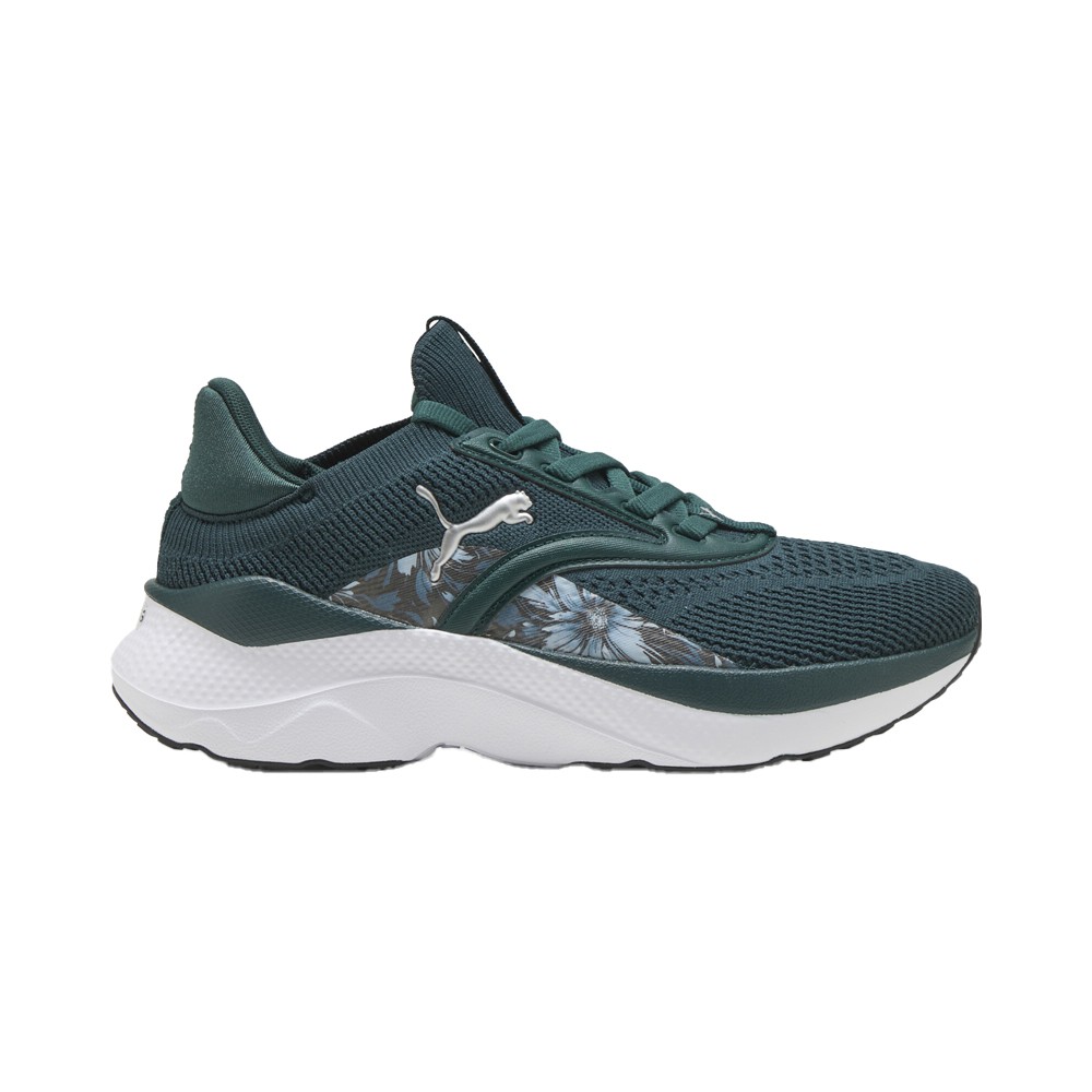 PUMA Softride Mayve Bloom Lace Up  Womens Green Sneakers Casual Shoes 31197102