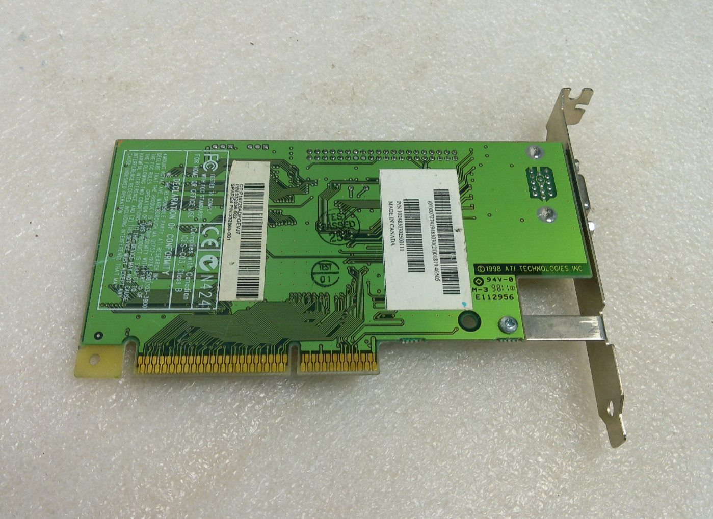 ATI Compaq 332836-002 Graphics Card