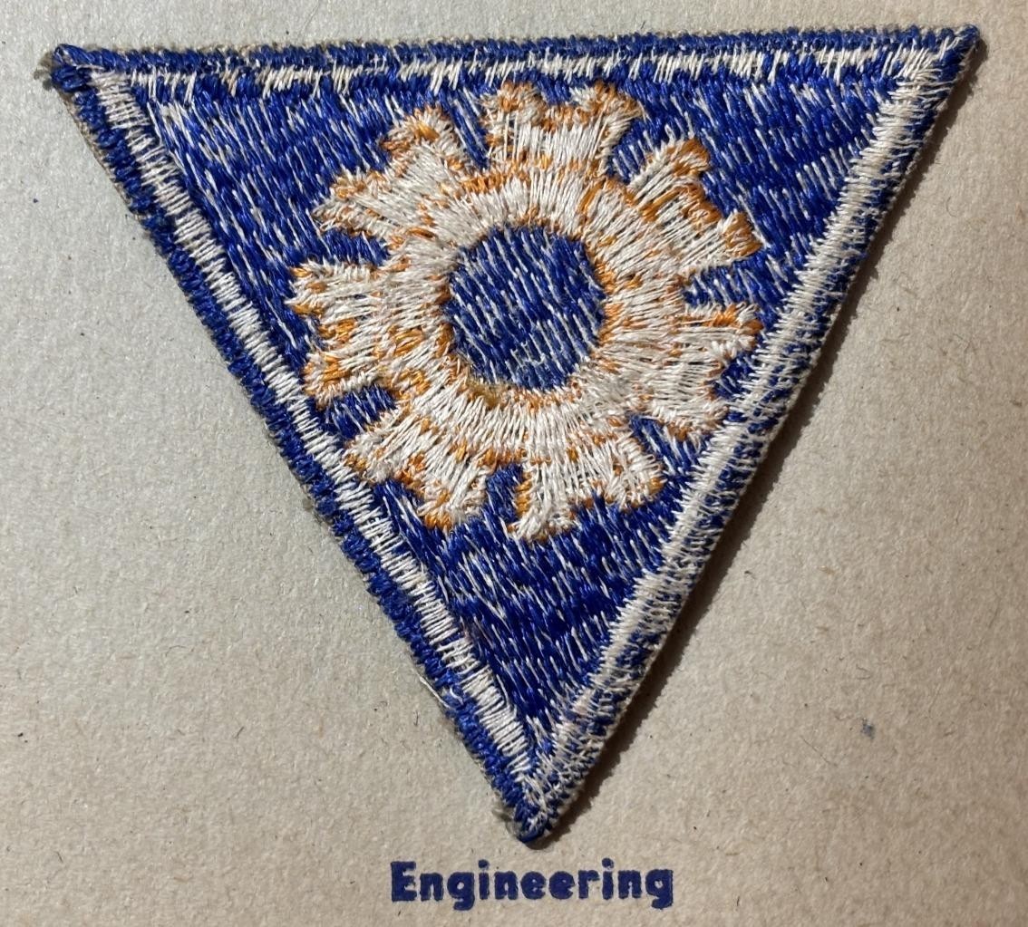 G W Lawrence Collection US Army Air Force Engineering Specialist Patch Inv 7-12