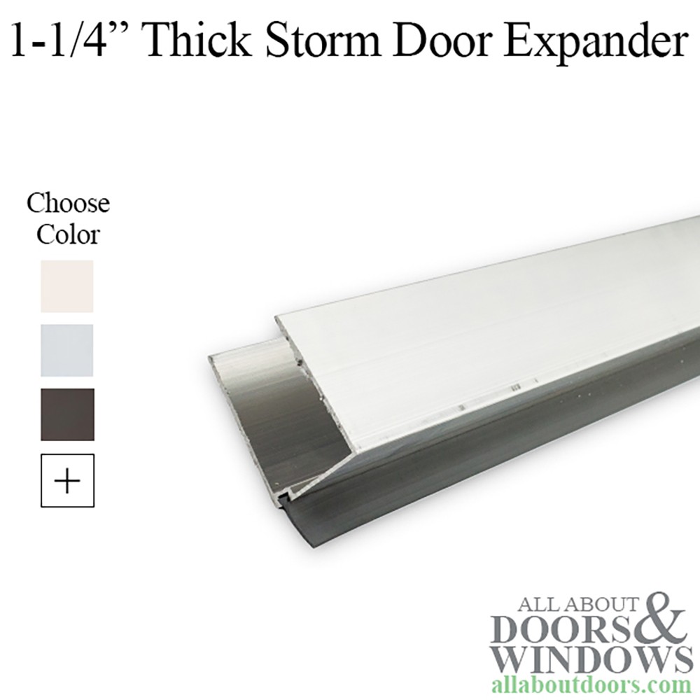Columbia Storm Door Expander 1-1/4" Thick Doors 35-5/16" Aluminum