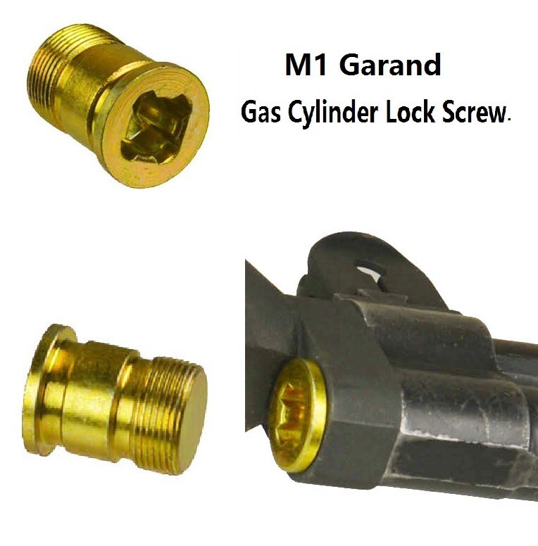 All Brass M1 Garand Gas Cylinder Lock Screw Wrench With Gas Screw Combo