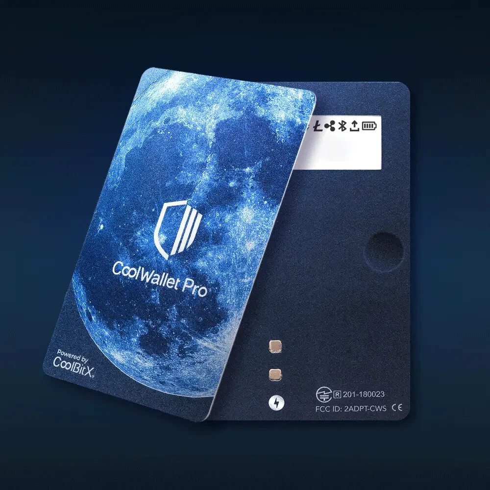 CoolWallet Pro - Credit Card Sized EAL6+ Crypto Wallet