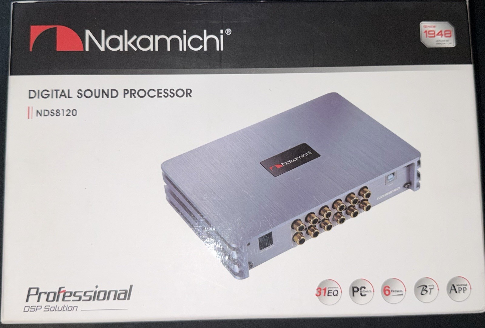 Nakamichi Digital Sound Processor 8-In-12-Out DSP NDS8120