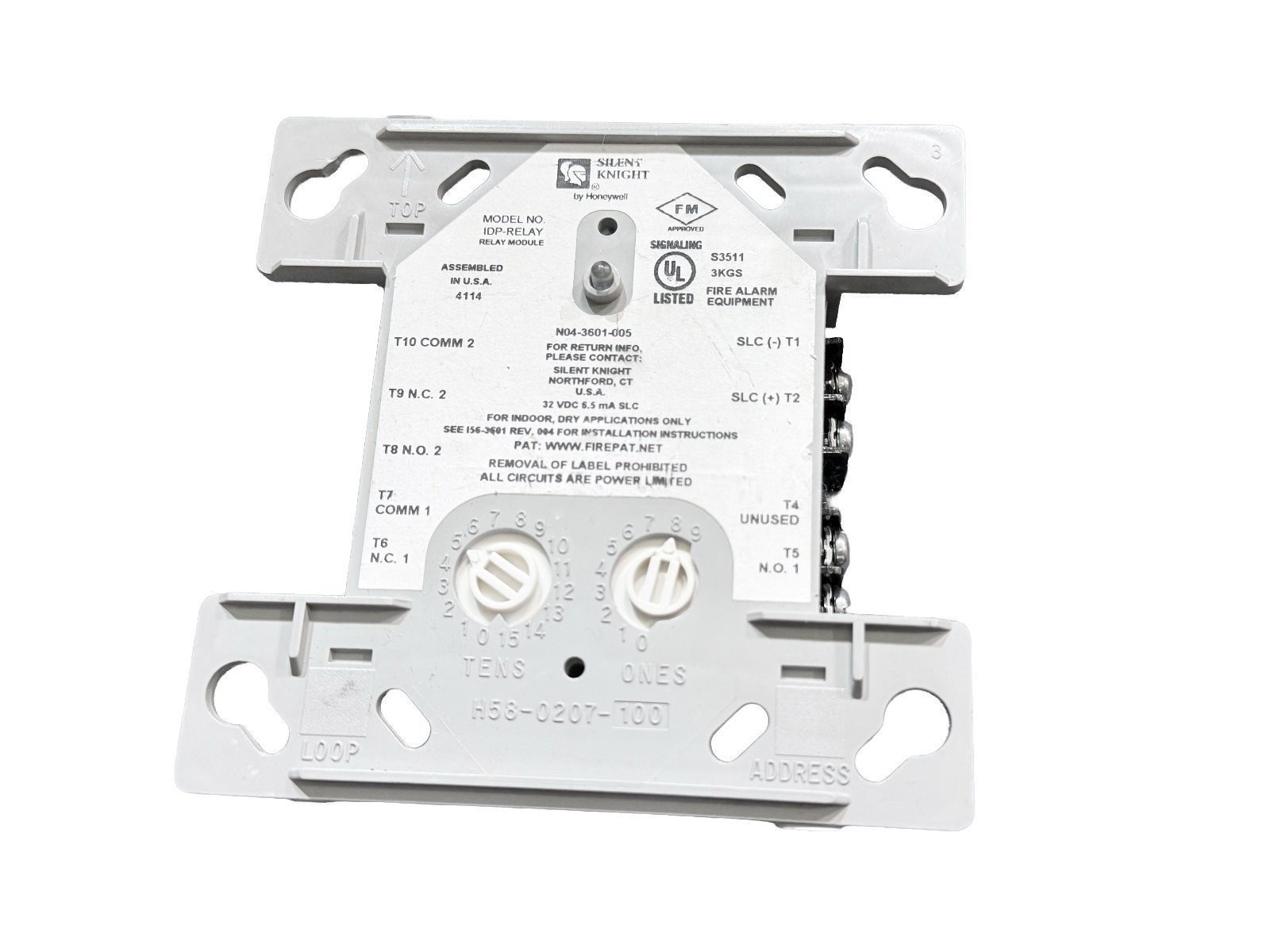 Silent Knight IDP-RELAY Fire Alarm Relay Module