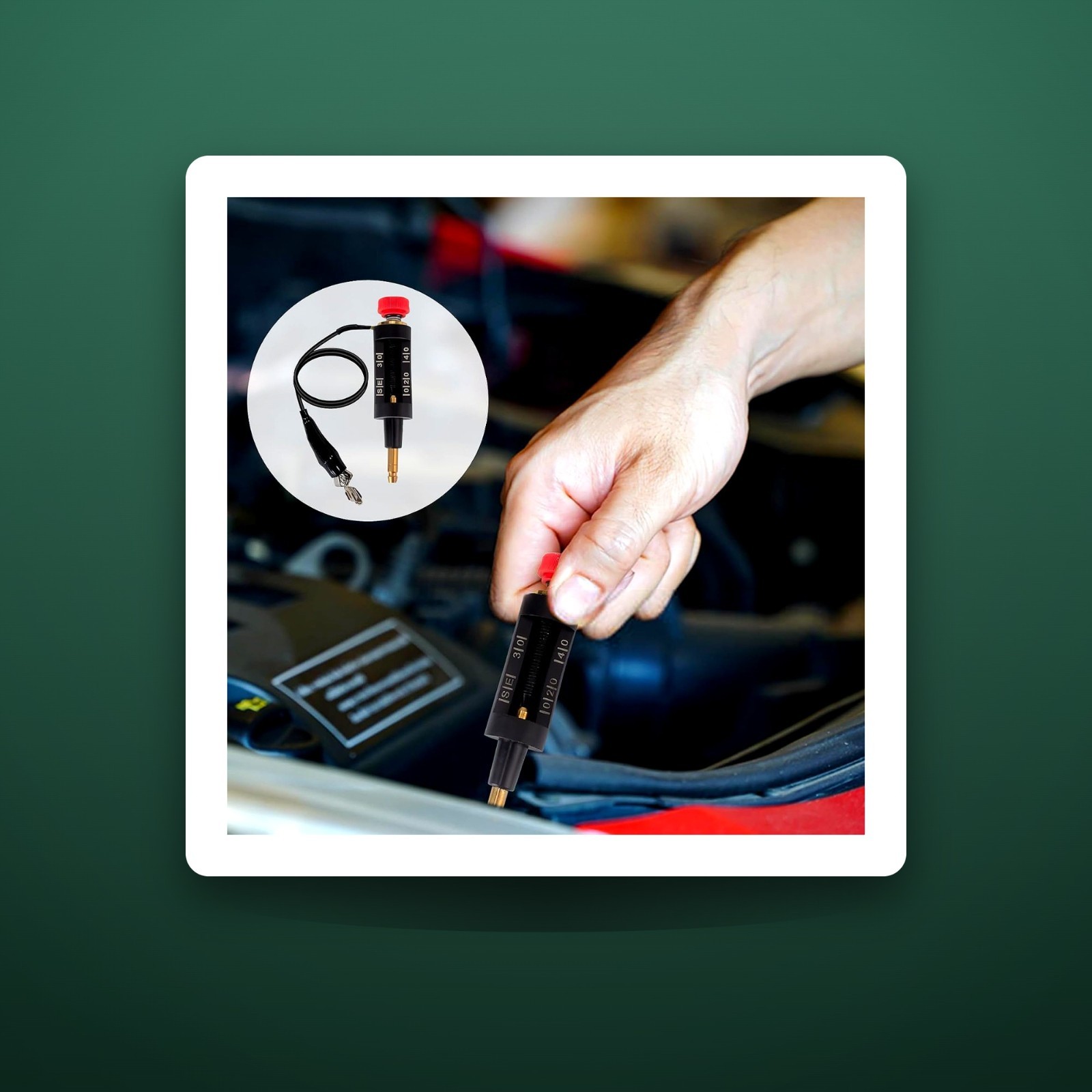Spark Plug Tester, Spark Testers Tool, Adjustable Ignition Coil Tester | Coil...