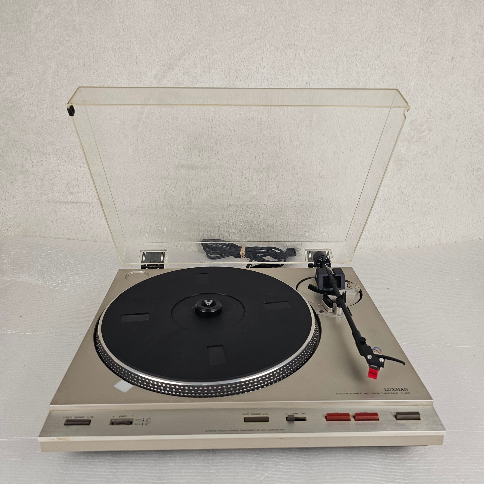 Parts For RARE Vintage LUXMAN Belt Drive Turntable Model P-405 Japan PARTS ONLY