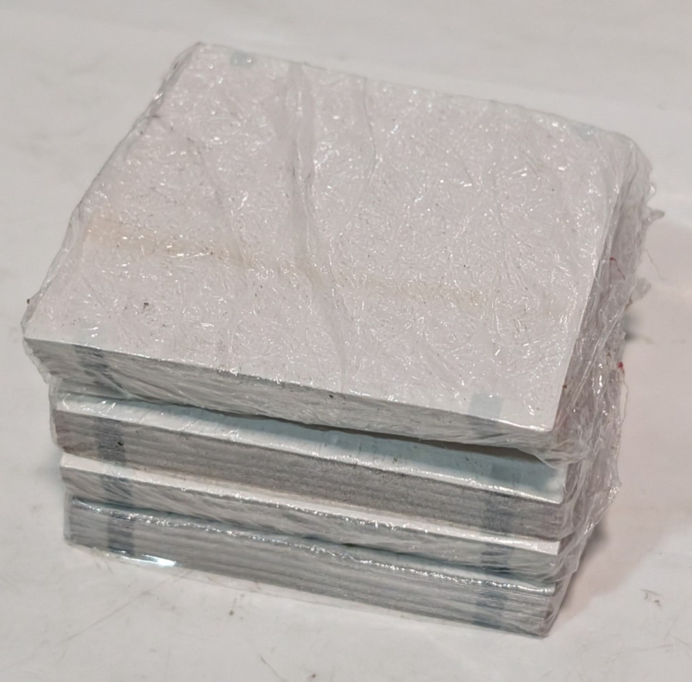 Lot of 4 packages unopened 4" square Z-fold specialized medical recording paper
