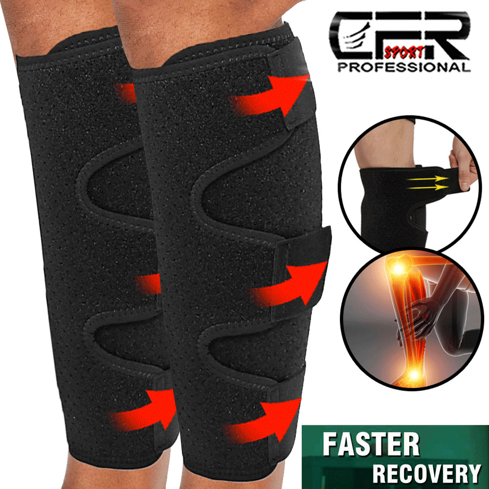 Calf Leg Sport Support Shin Splint Guard Men Women Compression Sleeve Gym Wrap
