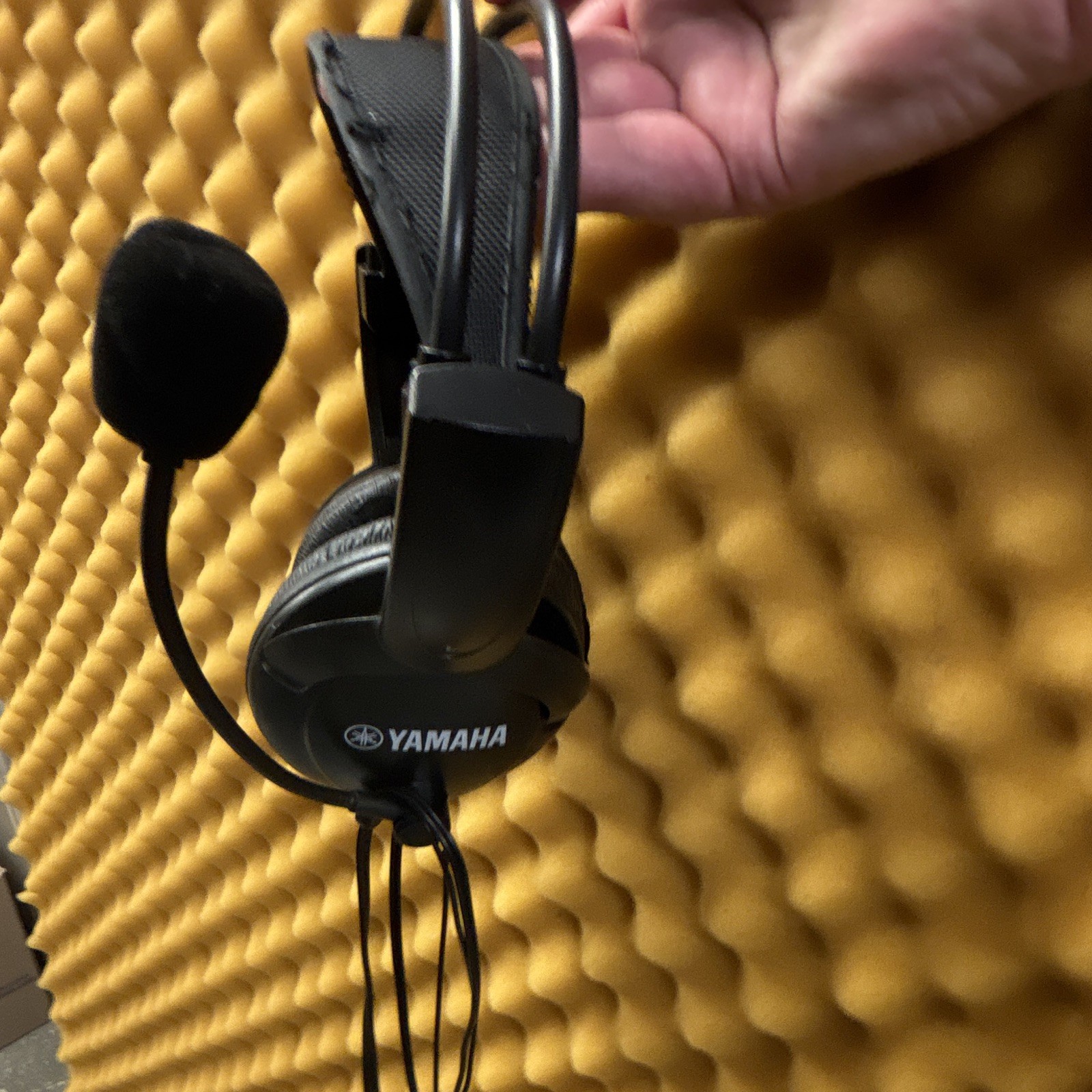 Yamaha CM500 Wired On-Ear Headset w/ Boom Microphone, Black, (lot of 5)