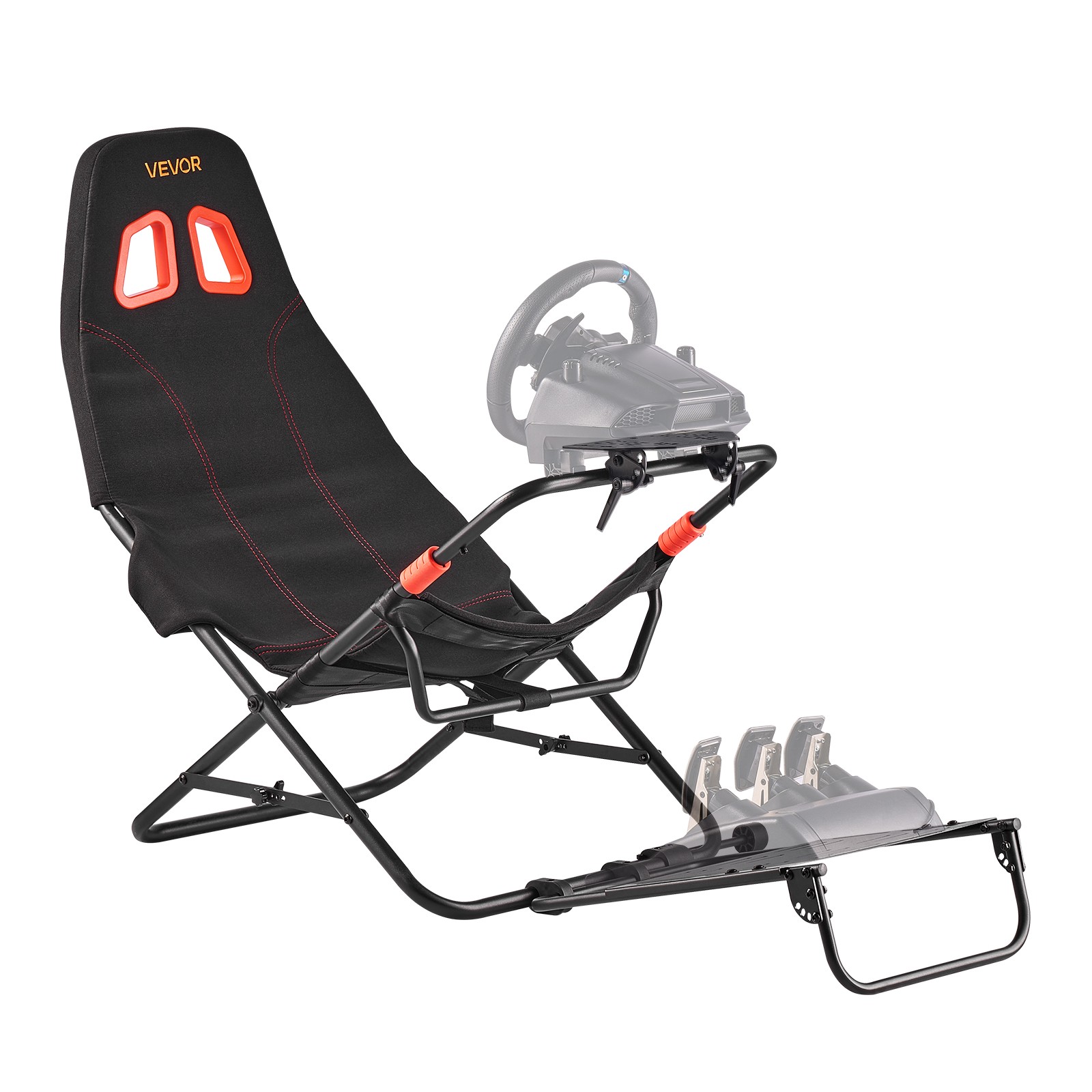 VEVOR Portable Racing Wheel Stand Foldable Fit Logitech Thrustmaster Fanatec