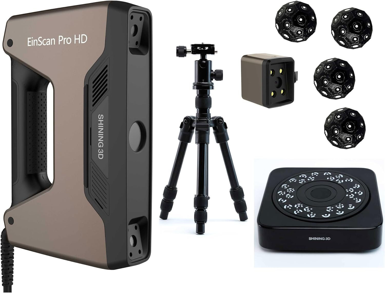 EinScan Pro HD 3D Scanner w/ Industrial Pack, Color Pack & EX Scan