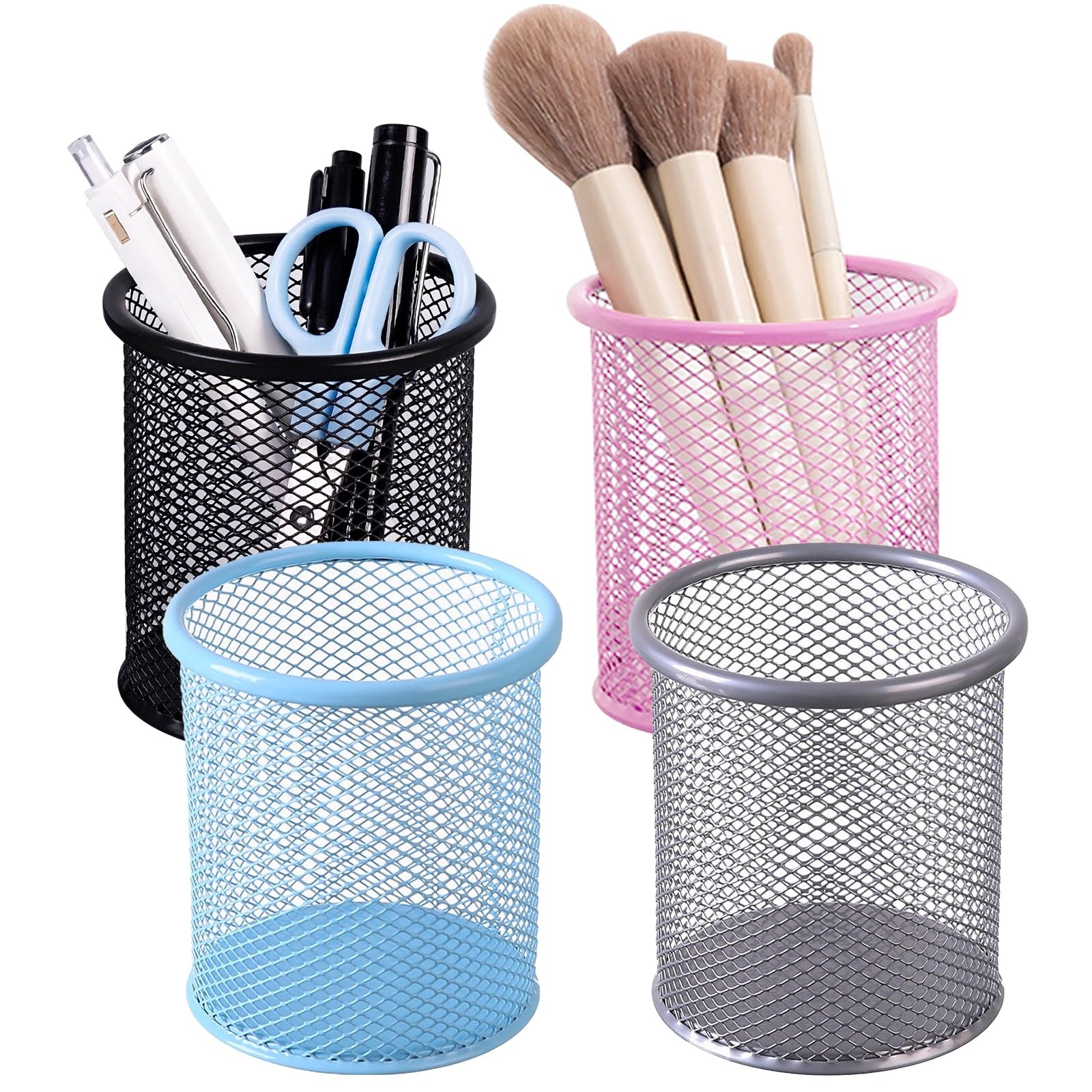 Marte Vanci Mesh Pencil Holder Pen Holder for Desk Metal Pencil Cup Holder De...