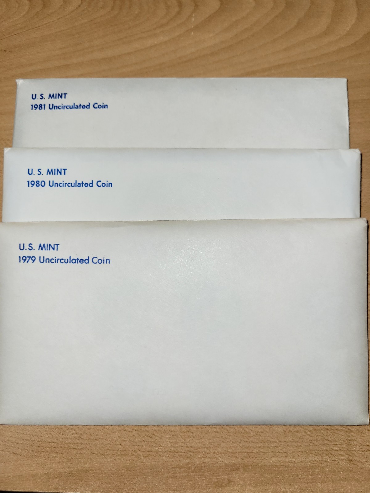US Mint Sets 1979 1980 1981 Lot Of 3 Sets 36 Coin Estate Sale Lot Uncirculated