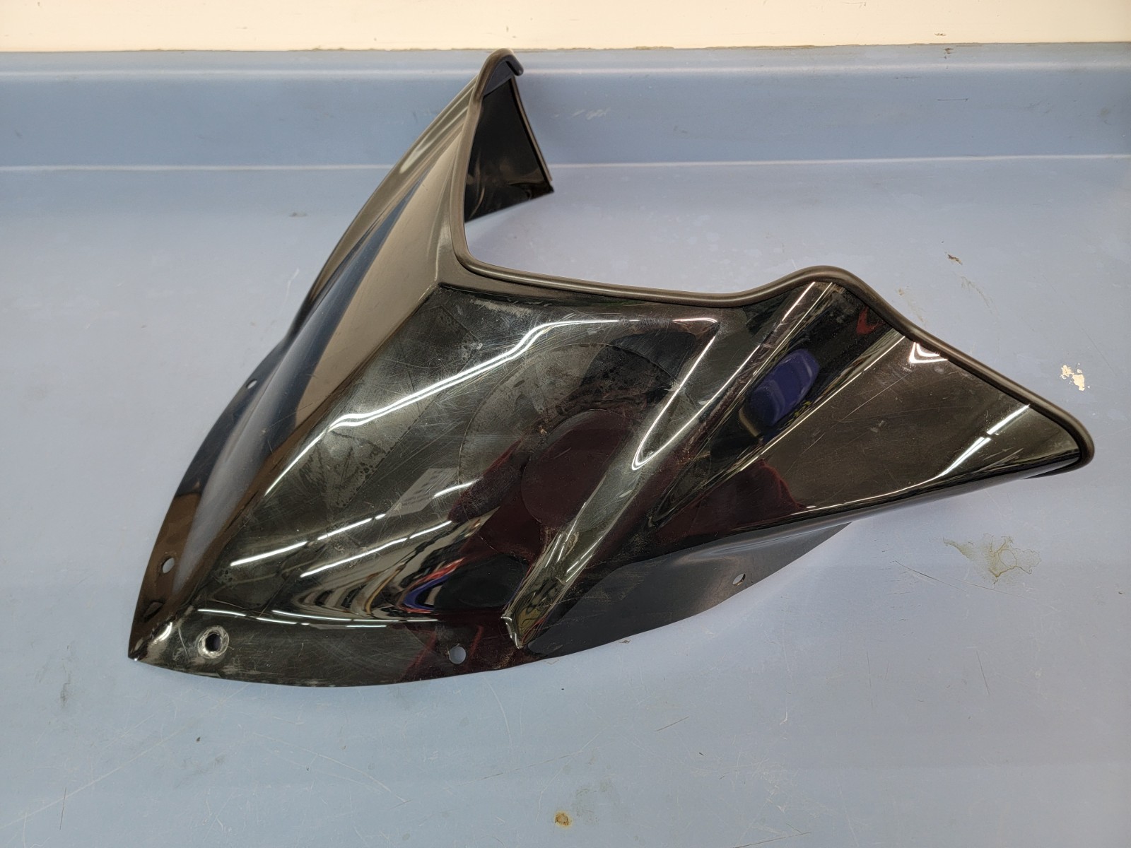 7606-540 Arctic Cat Low Black Windshield @2 OEM