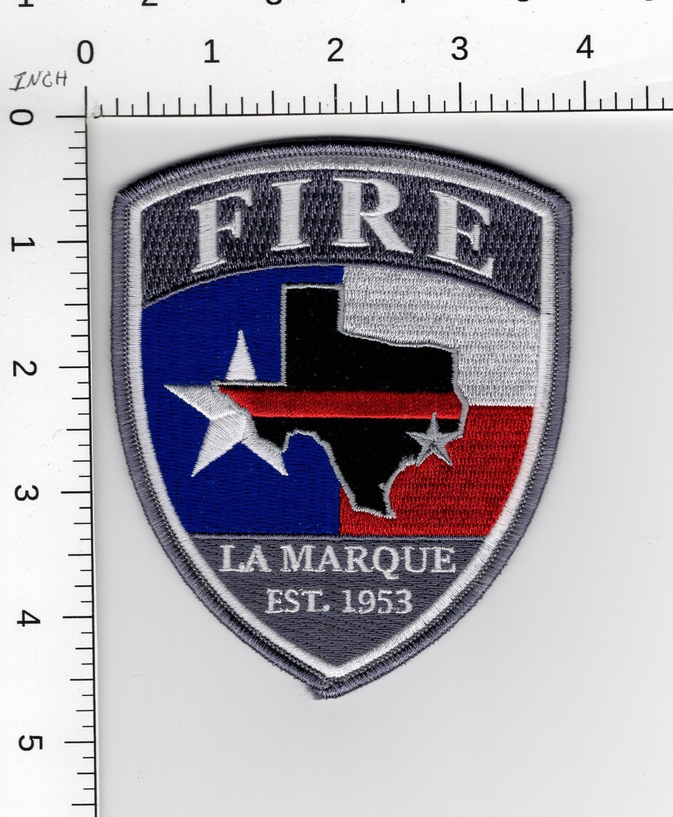 LA MARQUE FIRE DEPARTMENT  🚒  TEXAS --- FIREFIGHTING RESCUE COLLECTIBLE PATCH