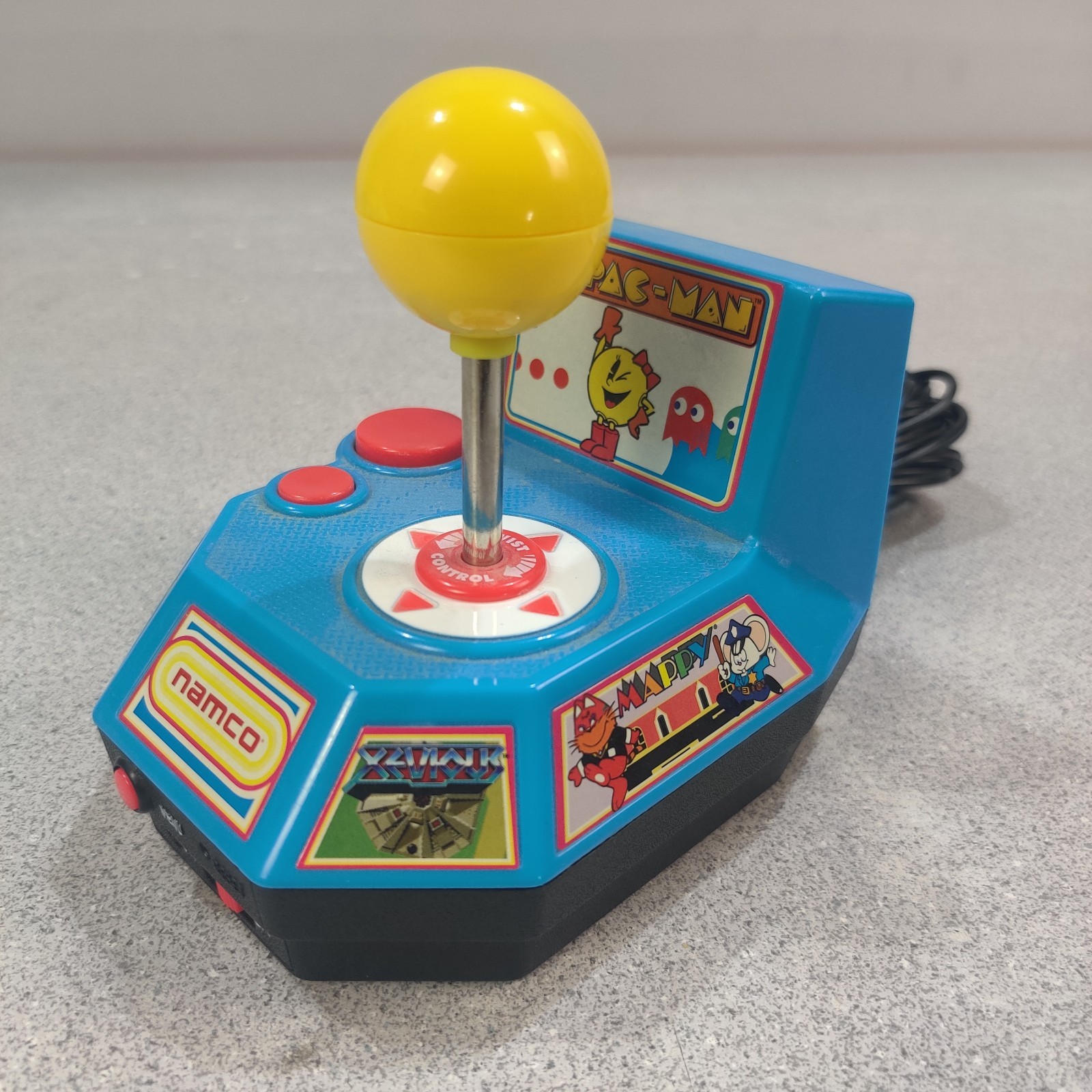 TESTED Namco Ms. Pac-Man 5-in-1 TV Plug N Play Arcade Games (RESPONSIVE JOYSTICK