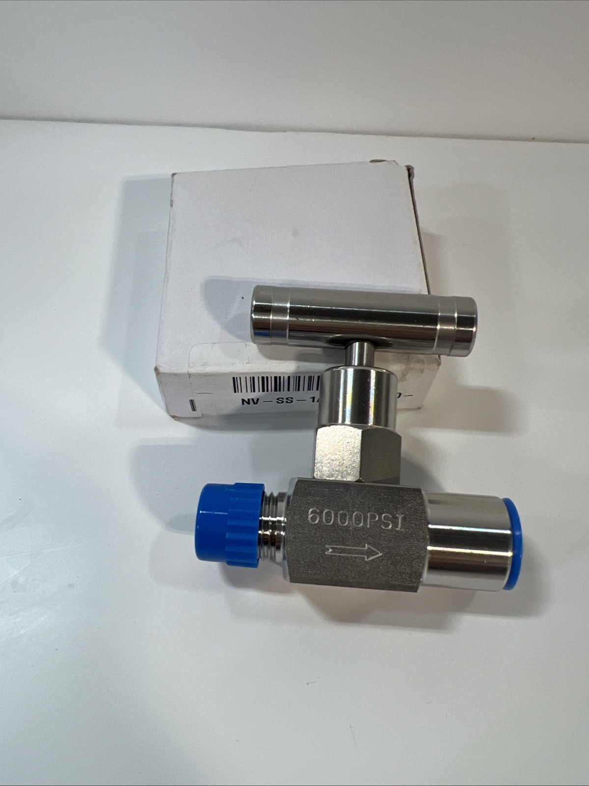 Needle Valve Ss316 NV-SS-1/4-GS-180-MXF 6000psi New In Box Stainless Steel