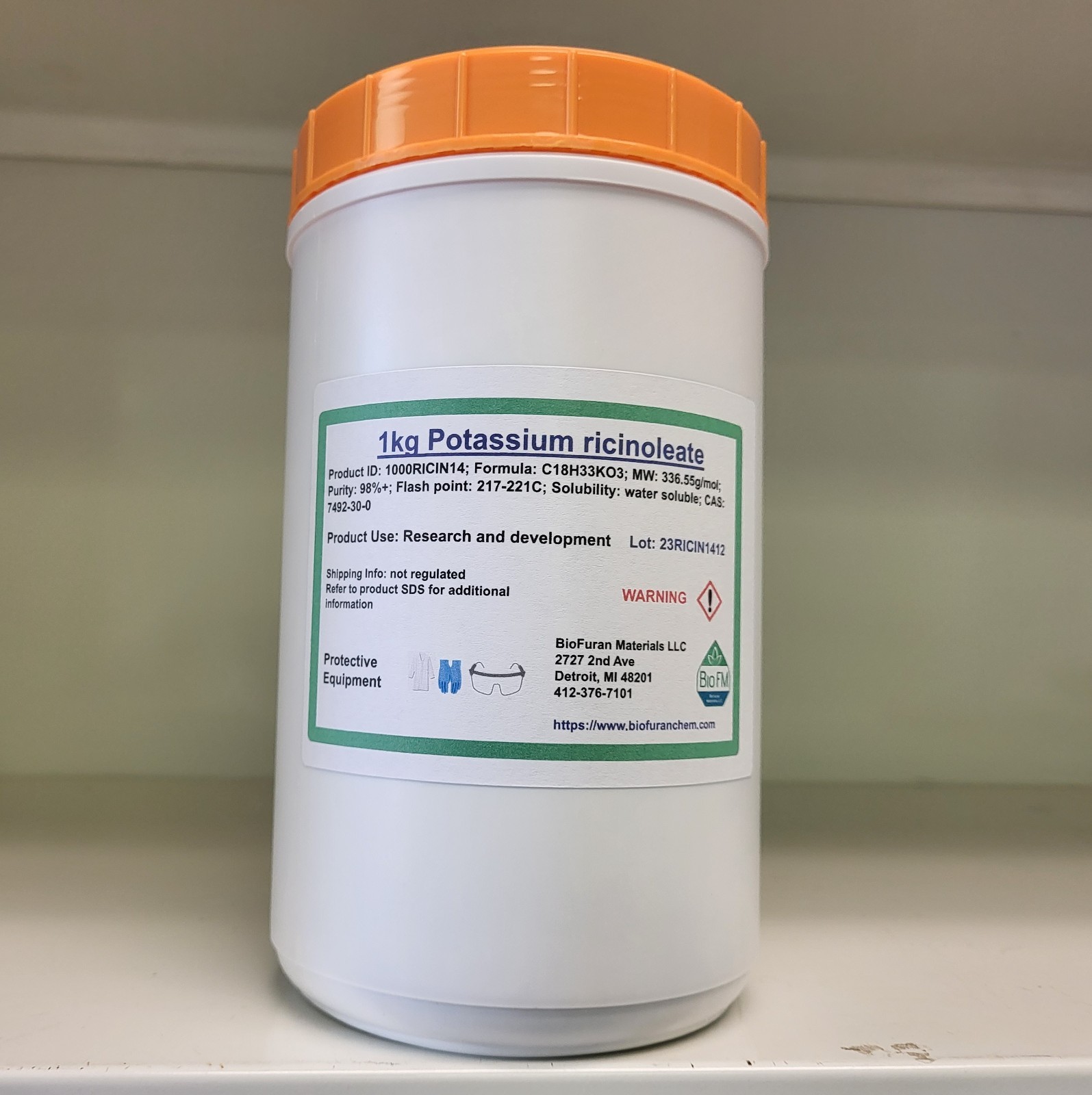 Potassium ricinoleate
