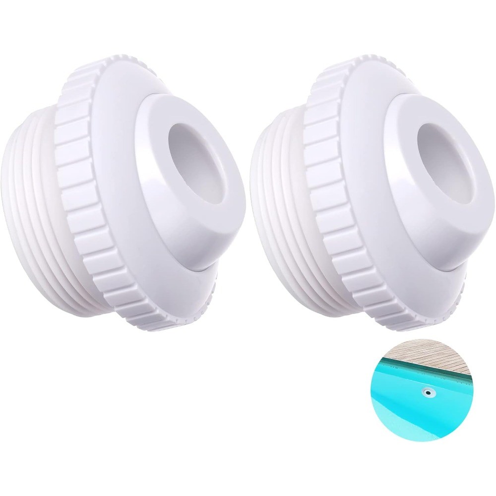 Thinp 2-pack pool nozzles, 3/4-inch directional flow ball inlet nozzles